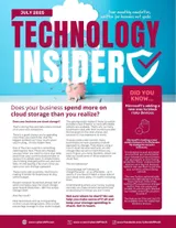 July 2025 Technology Insider newsletter cover