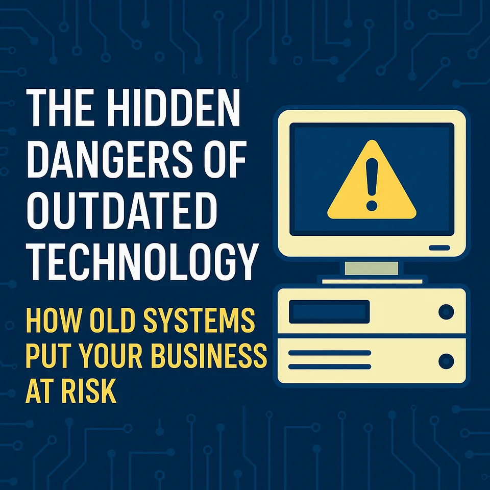 Guide cover about the risks of outdated technology Guide cover about the risks of outdated technology