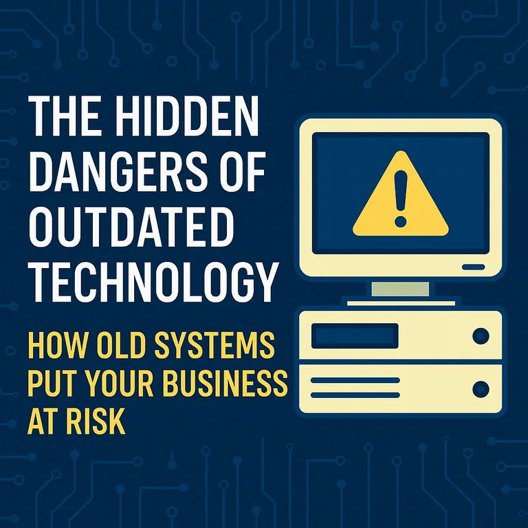 Guide cover about the risks of outdated technology Guide cover about the risks of outdated technology